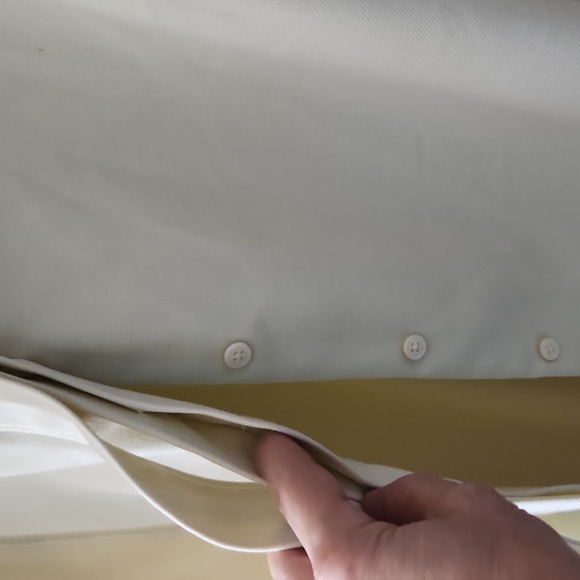 NWOT, Club Monaco Half Belted Cream Sleeveless Midi Shirt Dress Size 12 - Picture 5 of 13